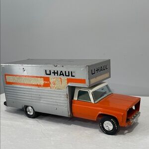 Vintage 1970s Nylint U-Haul Maxi-Mover pressed steel toy truck made in USA
